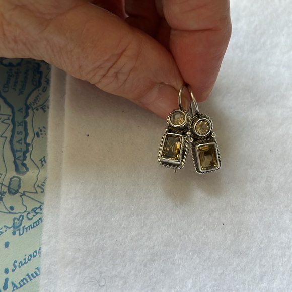 NWOT Bali Citrine earrings - Picture 4 of 4